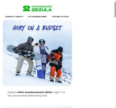 Hory nejsou jen pro milionáře! 👛