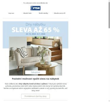 ⌛ Dny nábytku končí už dnes