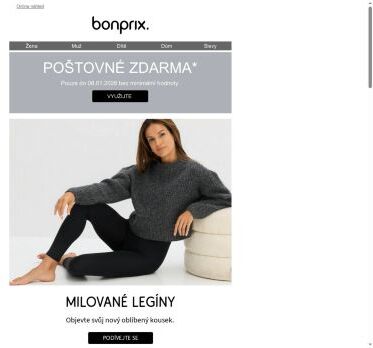 Doručení zdarma – pouze dnes!