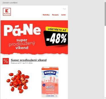 Mléko a mozzarella v akci - nabídka na víkend je tu!