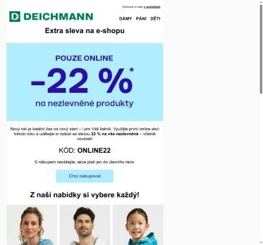 PRÁVĚ TEĎ: -22 % na vše nezlevněné 😱