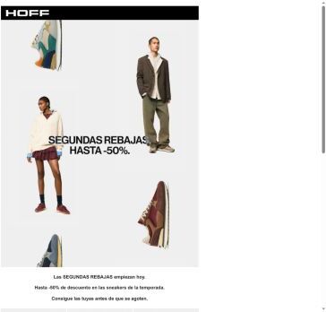 Hasta -50% | SEGUNDAS REBAJAS