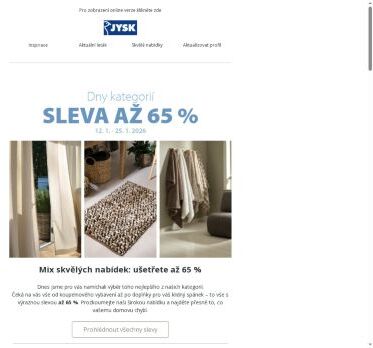 Mix skvělých nabídek: až –65 %