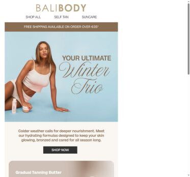 The Secret to Soft, Bronzed Winter
 Skin… Revealed 🤍