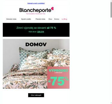 Až -75 % | Bytový textil pro Vás