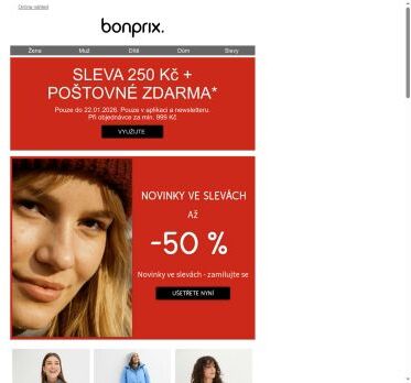 250 Kč sleva pro Vás | Připraveni na nové slevy?