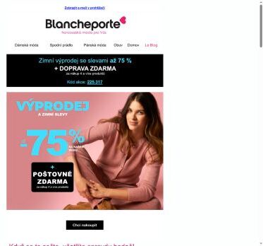 Vážený zákazníku, slevy až -75 % nejsou zdaleka vše!