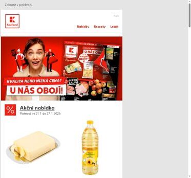 K-Classic máslo a slunečnicový olej v akci - již od středy!