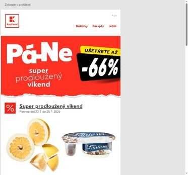 Tavený sýr a šunka v akci - nabídka na víkend je tu!