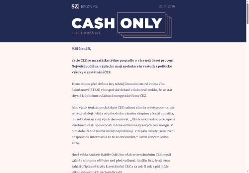 Cash Only: Havlíček vyřešil kvadraturu kruhu. Nepochlubil se ale jak