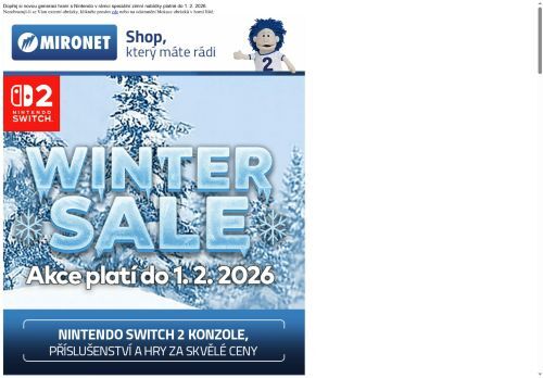 OS: Zimní slevy Nintendo Switch 2, hry a
 příslušenství