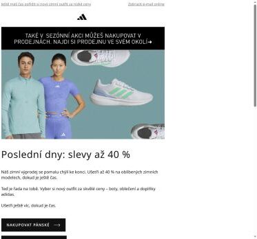 Poslední dny: slevy až 40 %