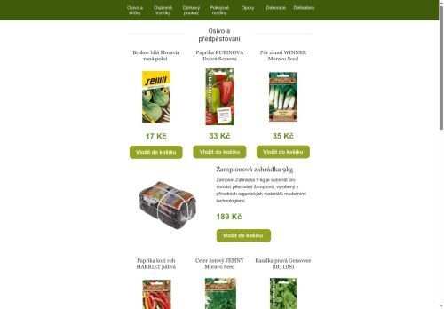 🍅 Osivo zeleniny, bylinek a letniček u nás na Truhlíkově.