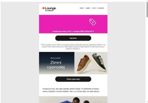 Horké novinky: 10 % extra na Zimní výprodej 🧤