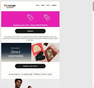 Zimní výprodej to brzy zabalí - získejte 10% extra slevu 🏃