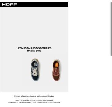 Últimas Tallas Disponibles | Hasta -50%