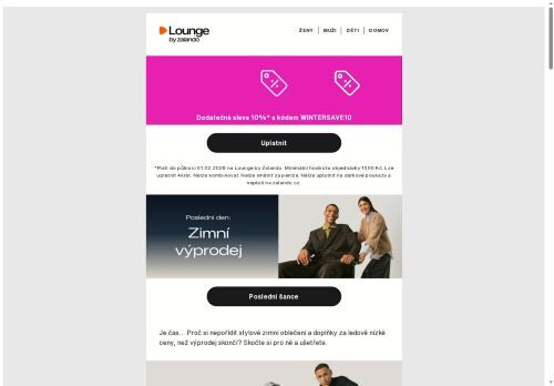 Zimní výprodej končí dnes večer, s 10% extra slevou⏳