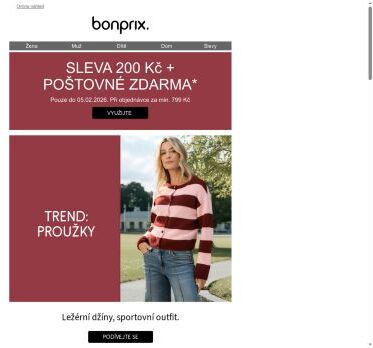 Darujeme Vám 200 Kč a doručení zdarma 🎉