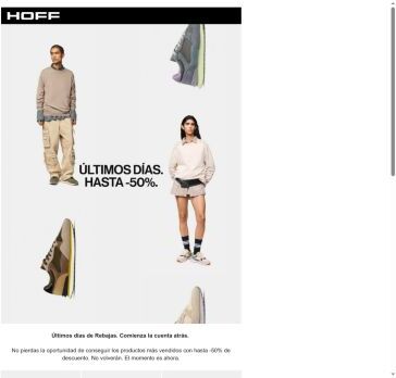 Últimos Días de Rebajas | Hasta -50%