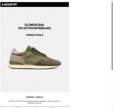 SOLO HOY: 10% EXTRA en REBAJAS