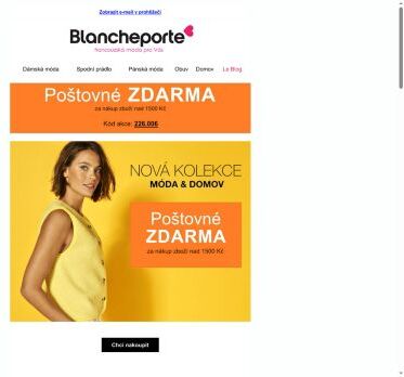 Nová kolekce ► s poštovným zdarma