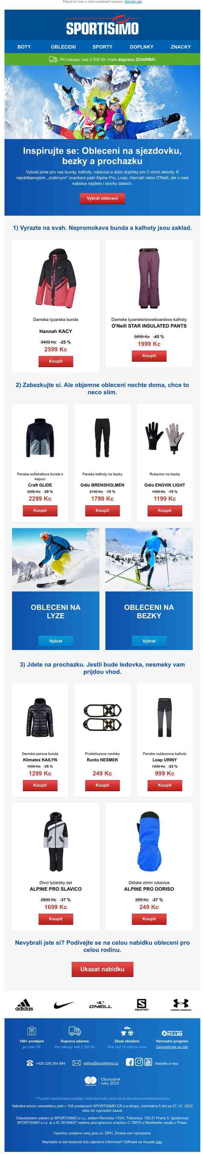 Sportisimo nesmeky Runto za 249 Kč