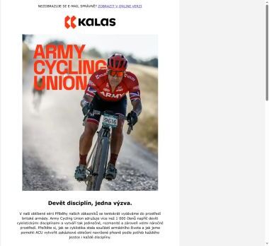 Proč si vybral Britský armádní svaz Kalas?