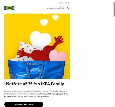 Mo‌, využijte únorové nabídky IKEA Family!