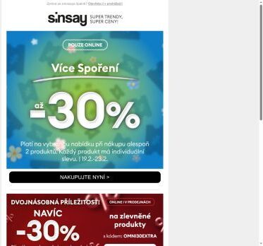 💥 Aktuální [ AKCE ] v Sinsay 💥