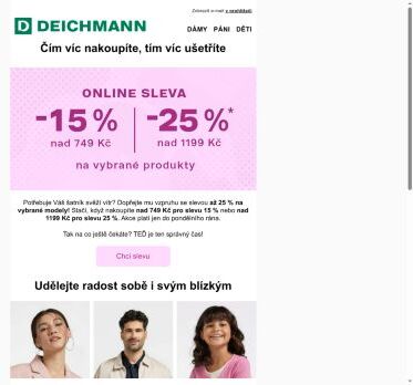 Pouze online: sleva až 25 % ✨