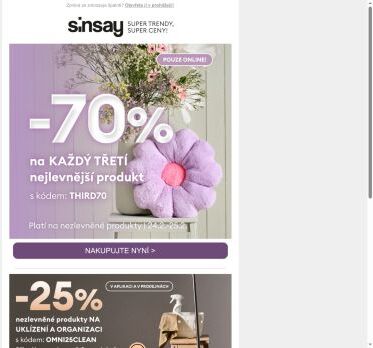 -70% ⬅️ na třetí produkt