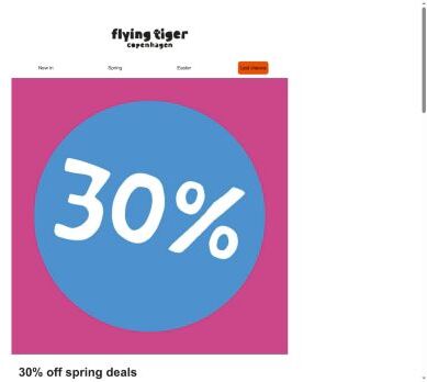 30% off selected items, you say?