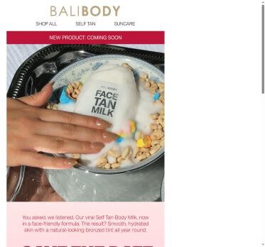 COMING SOON: Face Tan Milk 🥛
