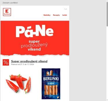 Nabídka na víkend je tu!