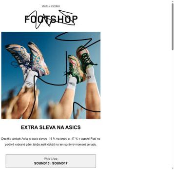 Extra sleva: Asics ⚡️