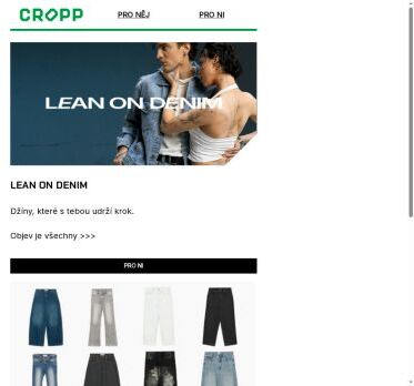 LEAN ON DENIM🔥Najdi si svůj look