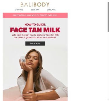 Face Tan Milk Cheat Sheet 📝🥛