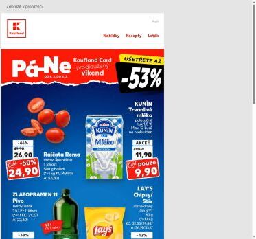 Co je v akci o víkendu