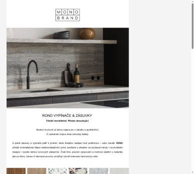 Moderní kuchyně začíná u detailu. Objevte ROND!