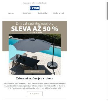 🌳 Dny zahradního nábytku jsou tu!