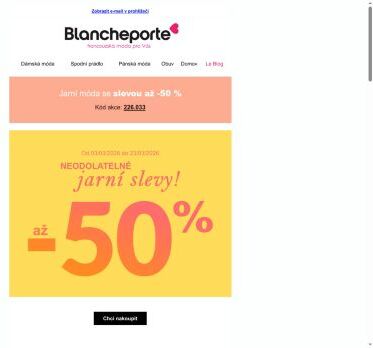 Jarní slevy až -50 % 🌷