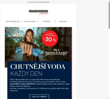 Oslavte Světový den vody s 30% slevou.