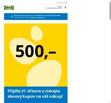 Přijďte 21. března a získejte slevový kupon na váš nákup!