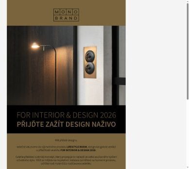 FOR INTERIOR I 26. - 29.3.2026 I PVA EXPO Praha, Letňany