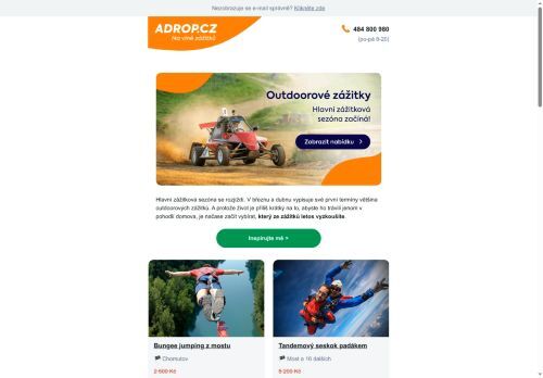 Zážitková sezóna odstartovala ✨