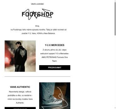 👟 Novinky, které stojí za to