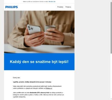 Rádi bychom znali váš názor - 20% sleva za vyplnění dotazníku.