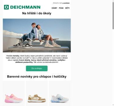 Tenisky na hřiště i do školy 🌈