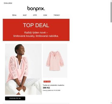 Naše TOP DEALS týdne