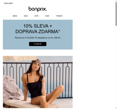 Sleva 10 % a doprava zdarma
